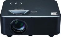 RCA Roku Smart Home Theater Projector – Stream Netflix, Prime Video, Hulu, Disney+, Apple TV+ and more – Portable Projector Compatible with TV, PC, HDMI, USB, VGA – Living room/Backyard Projector