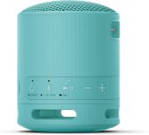 Sony SRS-XB100 Wireless Bluetooth Portable Lightweight Super-Compact Travel Speaker, Extra-Durable IP67 Waterproof & Dustproof, 16 Hour Battery, Versatile Strap, and Hands-free Calling, Blue NEW