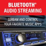 BOSS Audio Systems 611UAB Car Stereo System – Single Din, Bluetooth Audio and Calling Head Unit, Aux Input, USB, Mechless, No CD DVD Player, AM/FM Radio Receiver