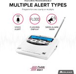Midland – WR120B – NOAA Emergency Weather Alert Radio – S.A.M.E. Localized Programming, Trilingual Display, 60+ Emergency Alerts, & Alarm Clock (WR120B – Box Packaging)