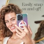 Case-Mate Magnetic Phone Grip [Loop Grip] – Removable Magnetic Phone Grip Holder For Hand – Soft Ultra Thin Collapsible MagSafe Phone Grip for iPhone 15 Pro Max / 14 Pro Max / 13 Pro Max / 12 -Sparkle