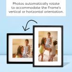 Skylight Digital Picture Frame WiFi Enabled with Load from Phone Capability, Touch Screen Digital Photo Frame Display – Customizable Gift for Friends and Family – 10 Inch Black