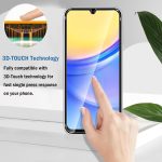Natbok 2 Pack Compatible with Samsung Galaxy A15 5G/4G Screen Protector,Full Coverage 9H Tempered Glass Film,HD Clear Scratch Resistant,Bubble-Free for Galaxy A15 Screen Protector