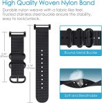 Fintie Watch Band Compatible with Suunto Core, Premium Woven Nylon Replacement Sport Strap with Metal Buckle Compatible with Suunto Core Smart Watch