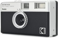 KODAK EKTAR H35 Half Frame Film Camera, 35mm, Reusable, Focus-Free, Lightweight, Easy-to-Use (Black) (Film & AAA Battery are not Included)