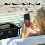 Tribit StormBox Blast Portable Speaker 90W Loud Stereo Sound with XBass, IPX7 Waterproof Bluetooth Speaker with LED Light, PowerBank, Bluetooth 5.3&TWS, Custom EQ, 30H Playtime for Outdoor
