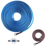 Skar Audio 8 Gauge CCA Complete Amplifier Installation Wiring Kit, SKAR8MANL-CCA