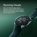 ONEPLUS Watch 2, 32GB, 100-Hour Battery, Health & Fitness Tracking, Sapphire Crystal Design, Dual-Engine, Wear OS by Google