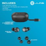 JLab JBuds ANC 3 True Wireless earbuds with Charging Case, 42+ Hours of Total Playtime, 9+ hours Per Charge, Smart Active Noise Canceling, Custom Sound Via App, Multipoint Connect, Google Fast Pair