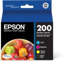 EPSON 200 DURABrite Ultra Ink Standard Capacity Black & Color Cartridge Combo Pack (T200120-BCS) Works with WorkForce WF-2520, WF-2530, WF-2540, Expression XP-200, XP-300, XP-310, XP-400, XP-410