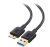 Cable Matters Short Micro USB 3.0 Cable 3 ft (External Hard Drive Cable, USB to USB Micro B Cable) in Black, Compatible with Seagate, LaCie, Toshiba, Samsung, Western Digital/WD External Hard Drive