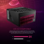 MSI MPG A1000G PCIE 5 & ATX 3.0 Gaming Power Supply – Full Modular – 80 Plus Gold Certified 1000W – 100% Japanese 105°C Capacitors – Compact Size – ATX PSU