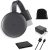 Google Chromecast – Streaming Device with HDMI Cable – Stream Shows, Music, Photos, and Sports from Your Phone to Your TV with Microfiber Cloth and Travel Carrying Pouch – Charcoal, Black