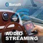 BOSS Audio Systems MGR350B Marine Gauge Stereo System – Digital Media MP3 Player, Bluetooth Audio Head Unit, No CD Player, USB, AM/FM Radio Receiver, Weatherproof