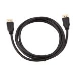 Amazon Basics DisplayPort 1.2 Cable, 21.6Gbps High-Speed, 4K@60Hz, 2K@165Hz, Gold-Plated Plugs, 6 Foot, Black