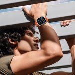 Ocean Silicone Sport Band – Compatible with Apple Watch Ultra 2/Ultra Band 49mm 45mm 44mm 42mm for Men Women, Breathable Soft Waterproof Strap for iWatch Ultra 2, iWatch Ultra Series SE 9/8/7/6/5/4