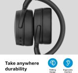Sennheiser Consumer Audio HD 450BT Bluetooth 5.0 Wireless Headphone with Active Noise Cancellation – 30-Hour Battery Life, USB-C Fast Charging, Virtual Assistant Button, Foldable – Black