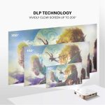 KODAK Luma 350 Portable Smart Projector | Powerful Ultra HD Rechargeable Video Projector Android 6.0 – Includes Soft Case