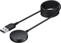 Samsung Galaxy Watch Charger, inbox replacement, for Gear S3, Galaxy Watch Active, Active 2, Watch 3, Watch 4, Watch 4 Classic US Version Black