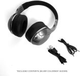 Skullcandy Hesh 2 Over-Ear Wireless Headphones, 15 Hr Battery, Microphone, Works with iPhone Android and Bluetooth Devices – Black