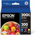 EPSON 200 DURABrite Ultra Ink High Capacity Black & Standard Color Cartridge Combo Pack (T200XL-BCS) Works with WorkForce WF-2520, WF-2530, WF-2540, Expression XP-200, XP-300, XP-310, XP-400, XP-410, Black and color combo pack