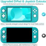 MoKo Case Compatible with Nintendo Switch Lite Console – Turquoise, Protective Silicone Cover, Shock Absorption, Anti Scratch, Easy Installation, Precise Cutouts