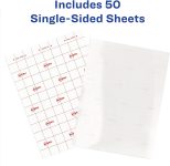Avery Clear Laminating Sheets, 9″ x 12″, Permanent Self-Adhesive, 50 Sheets (73601)
