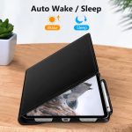 Fintie Rotating Case for iPad 10th Generation 10.9 Inch Tablet (2022 Model) with Pencil Holder – 360 Degree Rotating Protective Stand Cover with Auto Sleep/Wake, Black