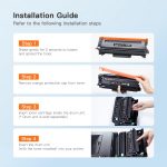 E-Z Ink (TM TN760 Compatible Toner Cartridges Replacement for Brother TN-760 TN730 TN-730 to Use with MFC-L2710DW MFC-L2750DW HL-L2350DW HL-L2370DW HL-L2395DW HL-L2390DW DCP-L2550DW (Black, 2 Pack)