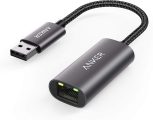 Anker USB 3.0 to Ethernet Adapter, PowerExpand USB 3.0 to Gigabit Ethernet Adapter, Aluminum Portable USB-A Adapter Compatible for MacBook Pro 2015, MacBook Air 2017, and More