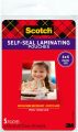Scotch Self-Sealing Laminating Pouches, Glossy Finish, 4.3 x 6.3 Inches, 5 Pouches (PL900G)