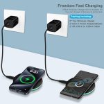Samsung Wireless Charger Pad Fast Charging for Galaxy S23/S23 Ultra/S24/S22/Z Flip 5/4,Z Fold 5/4,15W Wireless Charger Fast Charging Mat Station for Google Pixel 8Pro/8/7Pro/7/7a/6/5/4,iPhone 15/14/13