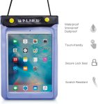 WALNEW Universal Waterproof eReader Protective Case Cover for Amazon All-New Kindle 2022/Kindle Paperwhite/Oasis/Keyboard/Kindle Fire 7, iPad Mini, Kobo Clara/Nia and More, Blue