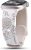 Wearlizer Floral Engraved Band Compatible with Apple Watch Bands 41mm 40mm 38mm 49mm 45mm 44mm 42mm Women, Two-Tone Flower Soft Silicone Cute Sport Strap for iWatch Series 9 8 7 6 5 4 3 2 1 SE Ultra