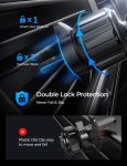 LISEN for Magsafe Car Mount Charger Wireless 15W Car Charger for iPhone [15W Pro] Magnetic Car Phone Holder Mount Wireless Fast Charging for Magsafe Charger Fits iPhone 15 14 13 with Car Charger