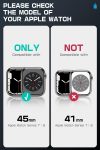 SUPCASE Unicorn Beetle Pro Case with Band for Apple Watch Series 9/8/7 [45mm], [2X Built-in Tempered Glass Screen Protector] Rugged Protective Case with Strap Bands