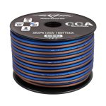 Skar Audio 12 Gauge AWG Audio Speaker Wire – 100 Feet (Blue/Brown)