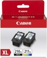 Canon PG-210 XL/CL-211 XL Amazon Pack