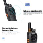 Retevis H-777 2 Way Radios, Walkie Talkies for Adults, Rechargeable Long Range Two Way Radio, Shock Resistant, Short Antenna for Business Education(10 Pack)