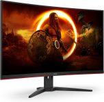 AOC C32G2ZE 32″ Curved Frameless Gaming Monitor, Full HD 1920×1080, VA, 0.5ms 240Hz, AMD FreeSync Premium, DP/HDMI/VGA, VESA, 3-3-1 Re-Spawn Program, Xbox PS5 Switch,Black