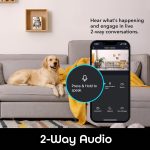 Geeni Vivid Indoor Smart Wi-Fi Camera, 1080p HD Surveillance with 2-Way Talk and Motion Detection, Compatible with Alexa and Google Assistant, No Hub Required (2 Pack)