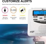 Midland – WR120B – NOAA Emergency Weather Alert Radio – S.A.M.E. Localized Programming, Trilingual Display, 60+ Emergency Alerts, & Alarm Clock (WR120B – Box Packaging)