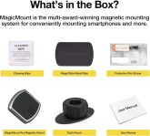 Scosche MPDB MagicMount Pro Magnetic Car Phone Holder Mount – 360 Degree Adjustable Head, Universal With All Devices – Dashboard Phone Mount for Car