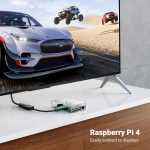UGREEN Micro HDMI to HDMI Adapter, Male to Female Cable HDMI 2.0 4K@60Hz HDR 3D Dolby 18Gbps High Speed Compatible with Raspberry Pi 5/Pi 4/GoPro Hero 7 6/Sony A6000 Camera/Retroid Pocket 3+, 0.6FT