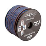 Skar Audio 12 Gauge AWG Audio Speaker Wire – 100 Feet (Blue/Brown)