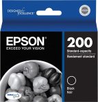 EPSON 200 DURABrite Ultra Ink Standard Capacity Black Cartridge (T200120-S) Works with WorkForce WF-2520, WF-2530, WF-2540, Expression XP-200, XP-300, XP-310, XP-400, XP-410