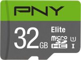 PNY 32GB Elite Class 10 U1 microSDHC Flash Memory Card – 100MB/s read, Class 10, U1, Full HD, UHS-I, micro SD