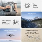 DJI Mini 3 (DJI RC), Lightweight Mini Drone with 4K HDR Video, 38-Min Flight Time, True Vertical Shooting, Return to Home, up to 10km Video Transmission, Drone with Camera for Beginners