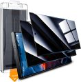 UniqueMe for Samsung Galaxy S24 Ultra Privacy Screen Protector, [Automatic Sticking] 9H Full Coverage S24 Ultra Screen Tempered Glass Anti-Spy Bubble Free Case Friendly – 2 Pack