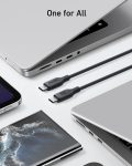 Anker USB C to C Cable (240W 6ft), Charging Cable for iPhone 15/15Pro,MacBook Pro 2020, iPad Air 4, Samsung Galaxy S23+/S22 Ultra (Phantom Black)